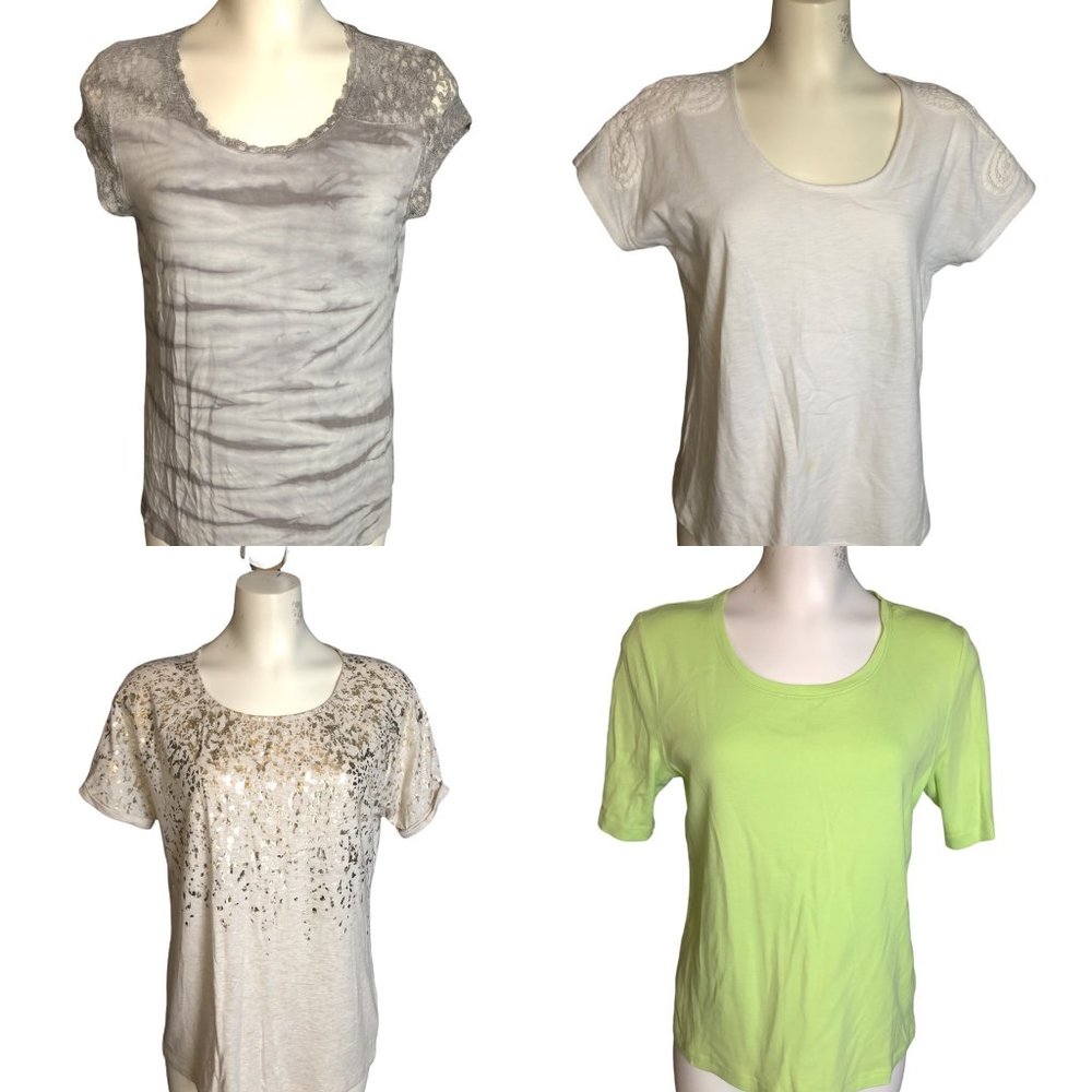 Lot of 4 short sleeve shirts